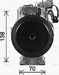 Ava Quality Cooling MSAK742 - Компресор, кондиціонер avtolavka.club