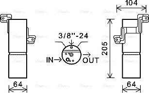 Ava Quality Cooling MSD598 - Осушувач, кондиціонер avtolavka.club