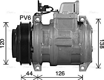 Ava Quality Cooling MSK740 - Компресор, кондиціонер avtolavka.club