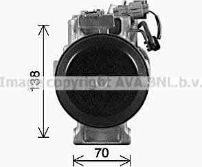 Ava Quality Cooling MSK742 - Компресор, кондиціонер avtolavka.club