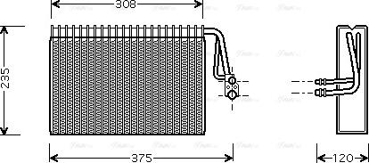 Ava Quality Cooling MS V327 - Випарник, кондиціонер avtolavka.club