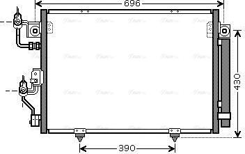 Ava Quality Cooling MT5191D - Конденсатор, кондиціонер avtolavka.club