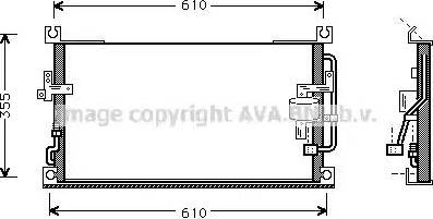 Ava Quality Cooling MT 5107 - Конденсатор, кондиціонер avtolavka.club