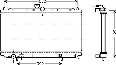 Ava Quality Cooling MT 2111 - Радіатор, охолодження двигуна avtolavka.club