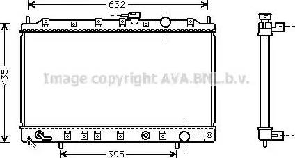 Ava Quality Cooling MT 2133 - Радіатор, охолодження двигуна avtolavka.club