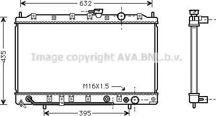 Ava Quality Cooling MT 2132 - Радіатор, охолодження двигуна avtolavka.club