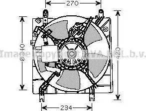 Ava Quality Cooling MT 7509 - Вентилятор, охолодження двигуна avtolavka.club