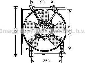 Ava Quality Cooling MT7518 - Вентилятор, охолодження двигуна avtolavka.club