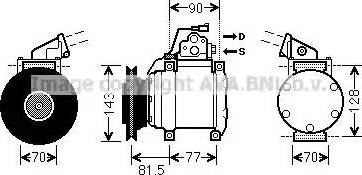 Ava Quality Cooling MT K216 - Компресор, кондиціонер avtolavka.club