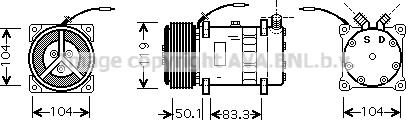 Ava Quality Cooling NHK001 - Компресор, кондиціонер avtolavka.club