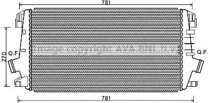 Ava Quality Cooling OL 4550 - Интеркулер avtolavka.club