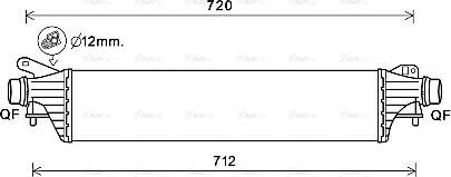 Ava Quality Cooling OL4663 - Интеркулер avtolavka.club