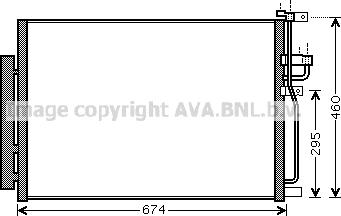 Ava Quality Cooling OL5436D - Конденсатор, кондиціонер avtolavka.club