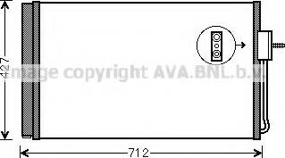 Ava Quality Cooling OL5611 - Конденсатор, кондиціонер avtolavka.club