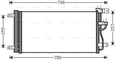 Ava Quality Cooling OL5612D - Конденсатор, кондиціонер avtolavka.club