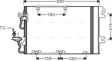 Ava Quality Cooling OL5367D - Конденсатор, кондиціонер avtolavka.club