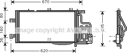 Ava Quality Cooling OL5310D - Конденсатор, кондиціонер avtolavka.club