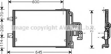 Ava Quality Cooling OL 5385 - Конденсатор, кондиціонер avtolavka.club