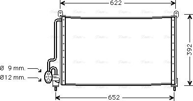 Ava Quality Cooling OL 5229 - Конденсатор, кондиціонер avtolavka.club