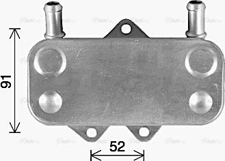 Ava Quality Cooling OL3704 - Масляний радіатор, рухове масло avtolavka.club