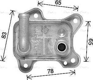 Ava Quality Cooling OL3712 - Масляний радіатор, рухове масло avtolavka.club