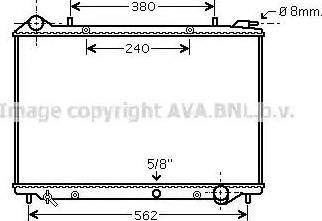 Ava Quality Cooling OL 2441 - Радіатор, охолодження двигуна avtolavka.club