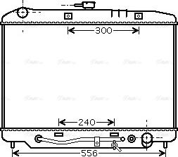 Ava Quality Cooling OL 2180 - Радіатор, охолодження двигуна avtolavka.club