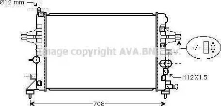 Ava Quality Cooling OL 2363 - Радіатор, охолодження двигуна avtolavka.club