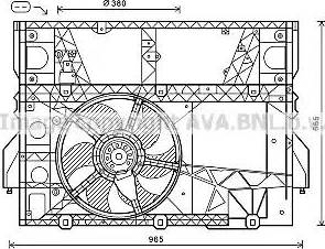 Ava Quality Cooling OL7589 - Вентилятор, охолодження двигуна avtolavka.club