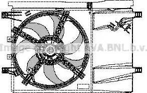 Ava Quality Cooling OL 7538 - Вентилятор, охолодження двигуна avtolavka.club