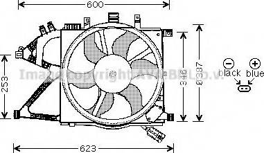 Ava Quality Cooling OL 7520 - Вентилятор, охолодження двигуна avtolavka.club