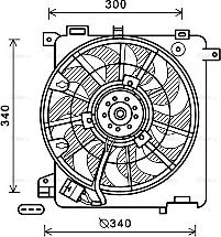 Ava Quality Cooling OL7635 - Вентилятор, охолодження двигуна avtolavka.club