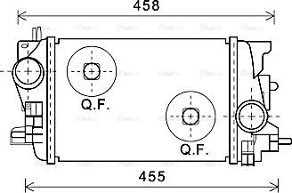 Ava Quality Cooling OLA4592 - Интеркулер avtolavka.club