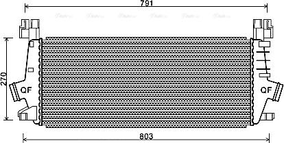 Ava Quality Cooling OLA4549 - Интеркулер avtolavka.club