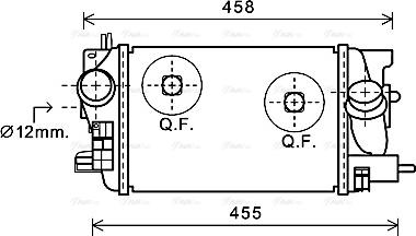 Ava Quality Cooling OLA4575 - Интеркулер avtolavka.club