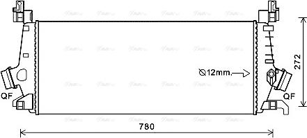 Ava Quality Cooling OLA4647 - Интеркулер avtolavka.club