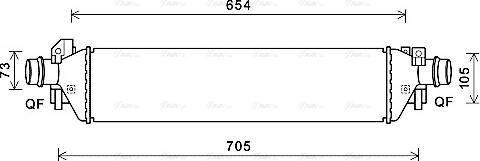 Ava Quality Cooling OLA4664 - Интеркулер avtolavka.club
