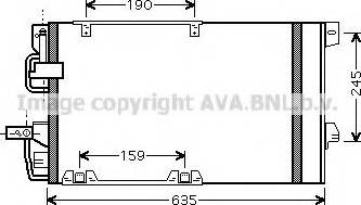 Ava Quality Cooling OLA5326 - Конденсатор, кондиціонер avtolavka.club