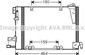 Ava Quality Cooling OLA5250 - Конденсатор, кондиціонер avtolavka.club