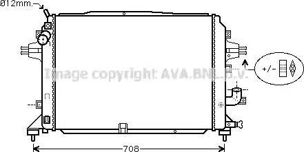 Ava Quality Cooling OLA2489 - Радіатор, охолодження двигуна avtolavka.club