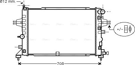 Ava Quality Cooling OLA2381 - Радіатор, охолодження двигуна avtolavka.club