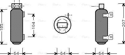 Ava Quality Cooling OL D282 - Осушувач, кондиціонер avtolavka.club