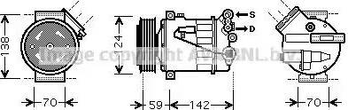 Ava Quality Cooling OL K450 - Компресор, кондиціонер avtolavka.club