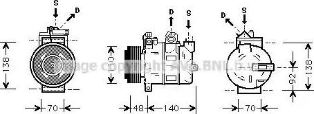 Ava Quality Cooling OL K356 - Компресор, кондиціонер avtolavka.club