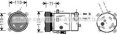 Ava Quality Cooling OL K276 - Компресор, кондиціонер avtolavka.club