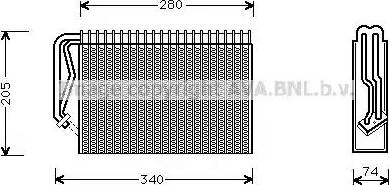 Ava Quality Cooling OL V289 - Випарник, кондиціонер avtolavka.club