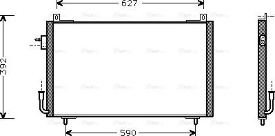 Ava Quality Cooling PE 5192 - Конденсатор, кондиціонер avtolavka.club