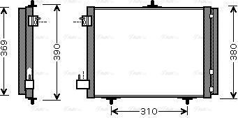 Ava Quality Cooling PE5295D - Конденсатор, кондиціонер avtolavka.club