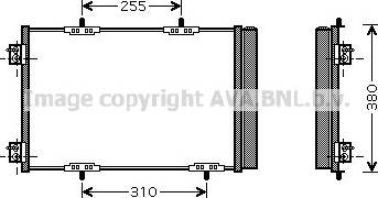 Ava Quality Cooling PE5291 - Конденсатор, кондиціонер avtolavka.club