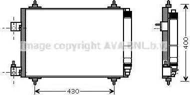 Ava Quality Cooling PE5286D - Конденсатор, кондиціонер avtolavka.club